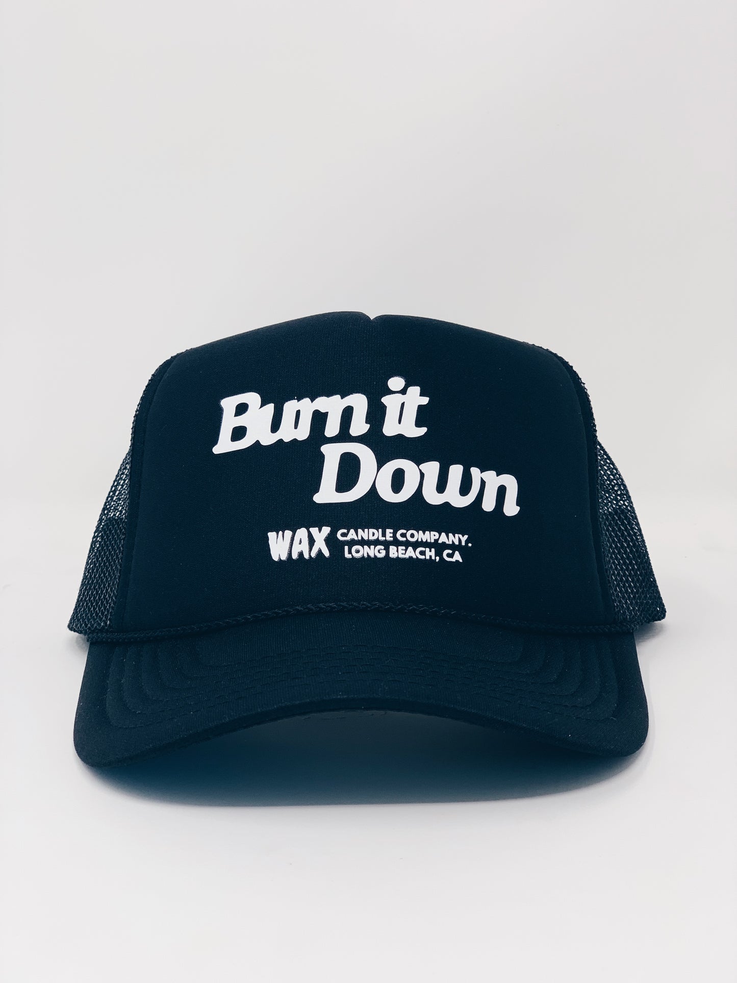 Burn it down shop trucker hat