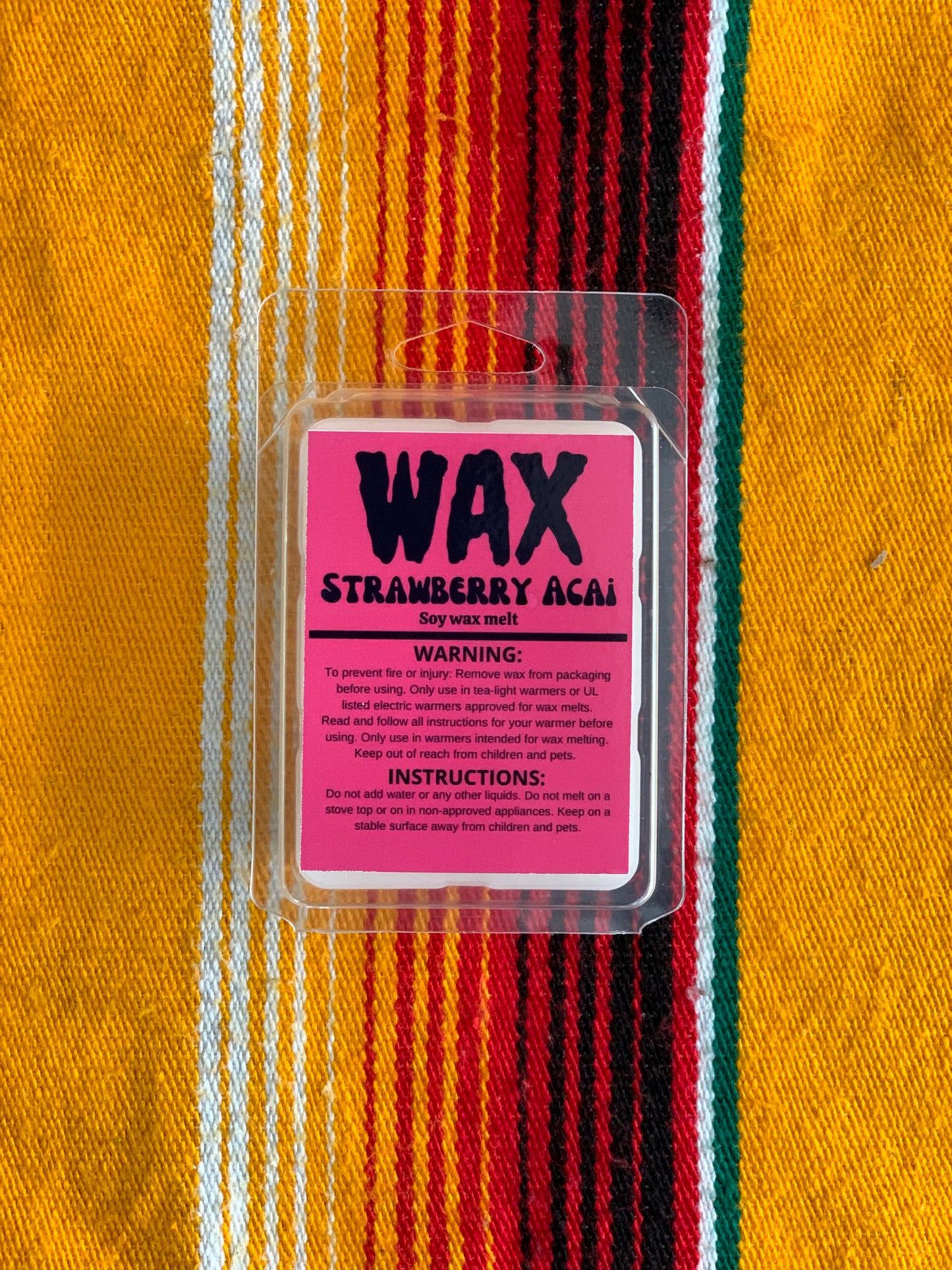 Strawberry Açaí wax melt