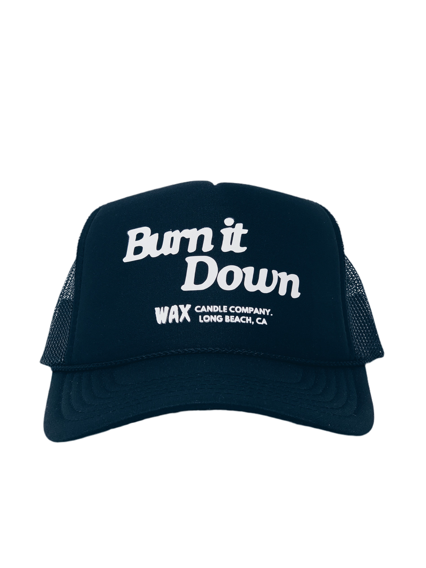 Burn it down shop trucker hat